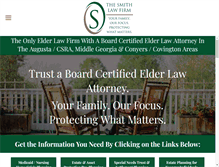 Tablet Screenshot of elderlawyer.com